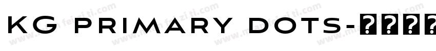 KG primary dots字体转换